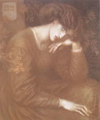 Dante Gabriel Rossetti Reverie (mk28) china oil painting image